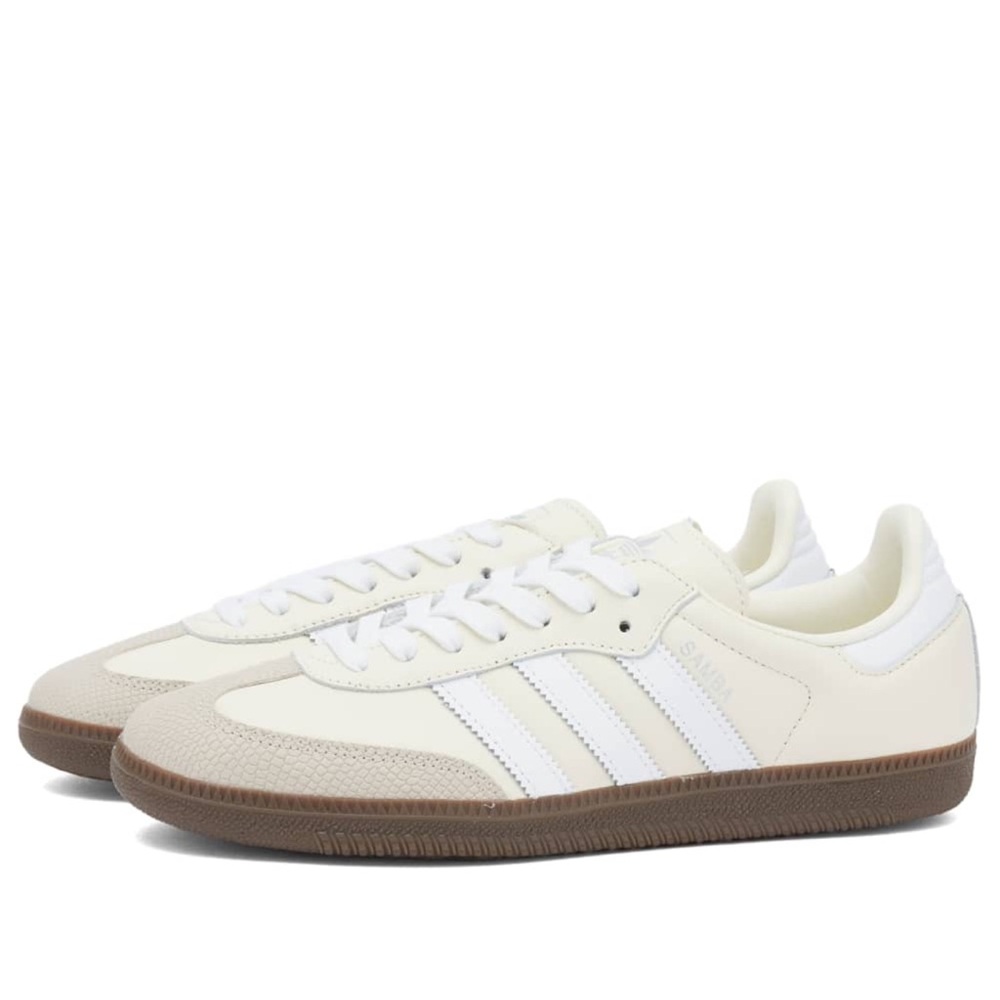 Adidas Samba OG W Sneaker - White & Alumina W6.5 (UK5)